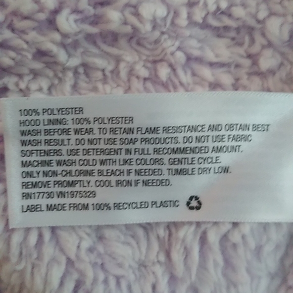 NWT Girls' Faux-Fur Robe - Art Class™ - XS - Picture 7 of 7